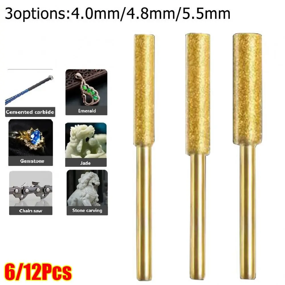 6/12 قطعة الماس بالمنشار مبراة التيتانيوم صلابة عالية الكهربائية بالمنشار ملف منشار كهربائي مثقاب الخشب