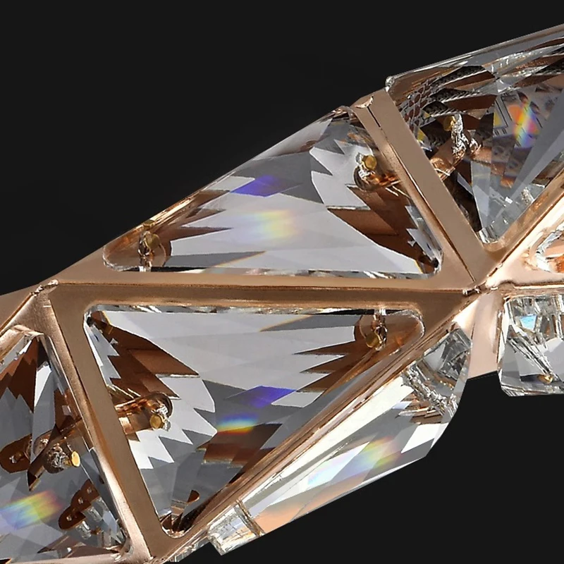 أضواء قلادة لتزيين المنزل، ثريا غرفة المعيشة الكريستالية الفاخرة، مصباح قلادة لغرفة الطعام، ضوء السقف، إضاءة داخلية #4