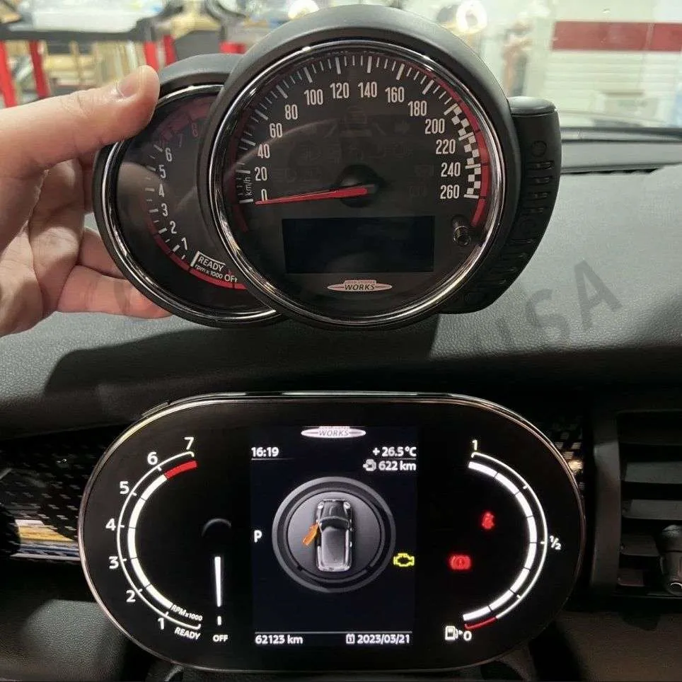 

Для BMW Mini Cooper F54 F55 F56 2015-2019 ЖК-дисплей приборная панель цифровой прибор виртуальный кластер кабины многофункциональный спидометр
