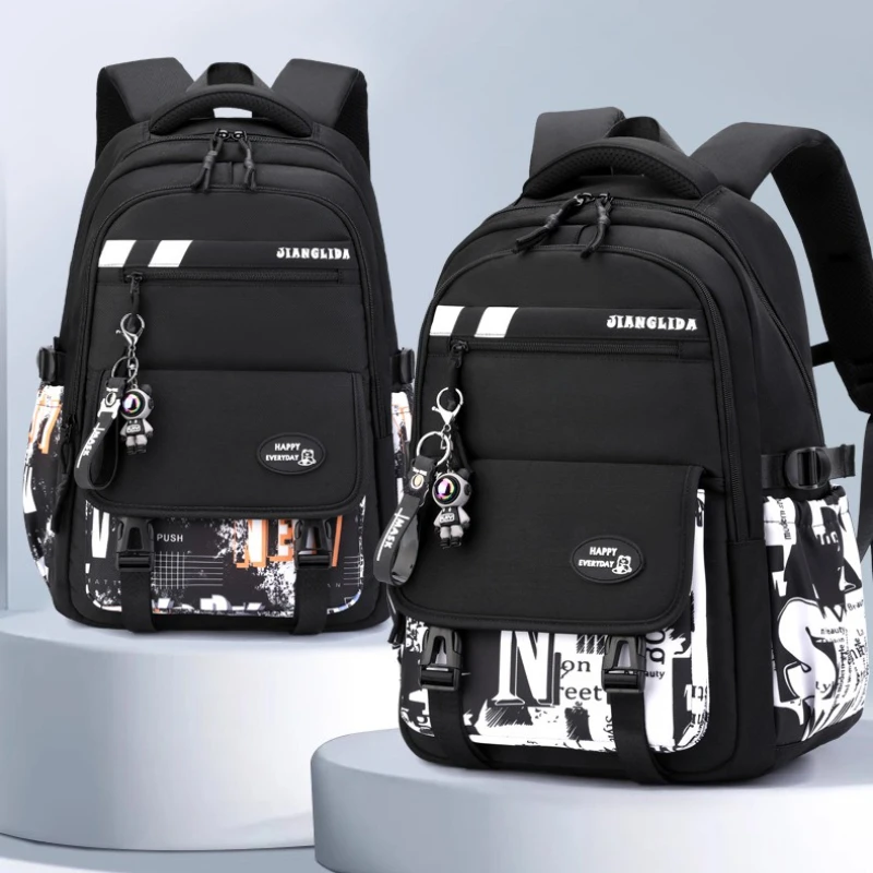 middle high school backpack for teenage boys Lightweight  Large Capacity School Bags elementary student bookbag back to school