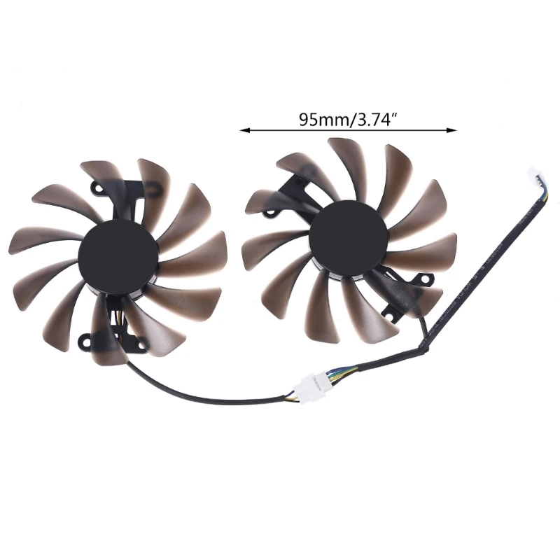 선풍기 교체용 미니 그래픽 카드 냉각 선풍기, KFA2 GALAX GeForce GTX1080 GTX 1070, DC 12V 쿨러, 95mm