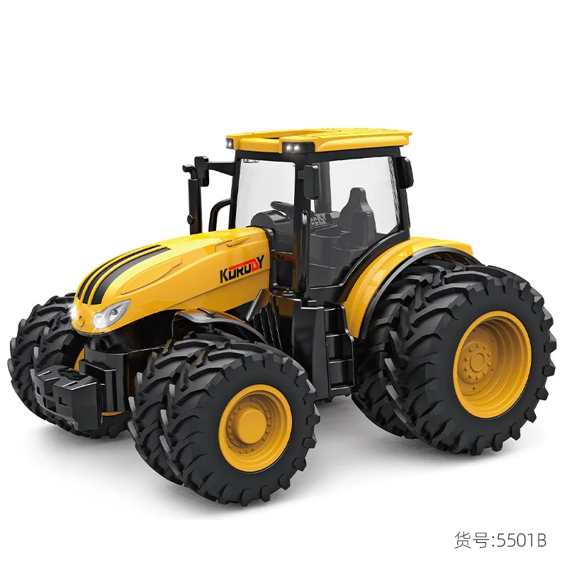 Tractor de granja de juguete para niños pequeños, camión de construcción, Tractor de inercia, coche, juguetes de granja para niños de 3 a 7 años