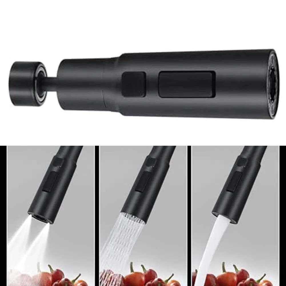HSxFor 3 Function Kitchen Faucet Aerator Spray Head Splash Proof Spout Easy Installation Compatible with Various Taps