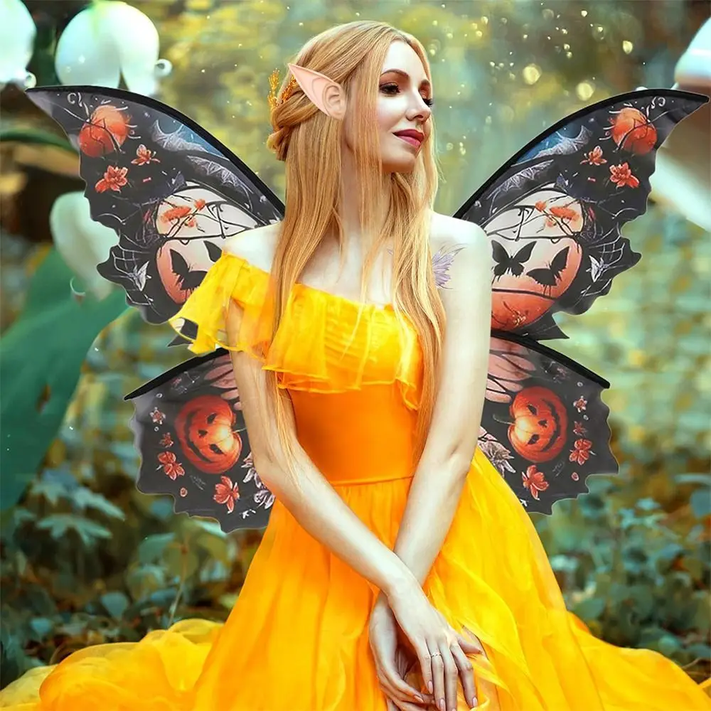 

Halloween Costume Fairy Wings Dress-Up Stage Performance Cosplay Accessories Gift Simulation Butterfly Wings for Women Girls