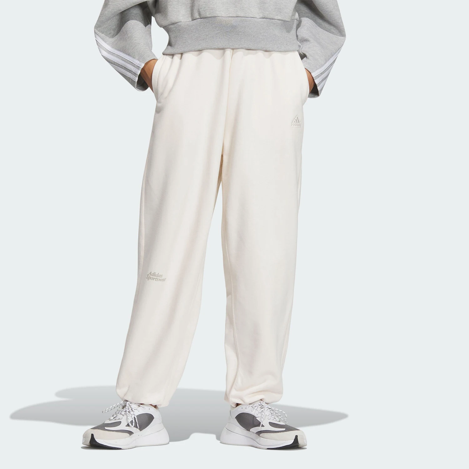 Adidas Authentic Winter New Women's Cuffed Loose Casual Sweatpants IM8854