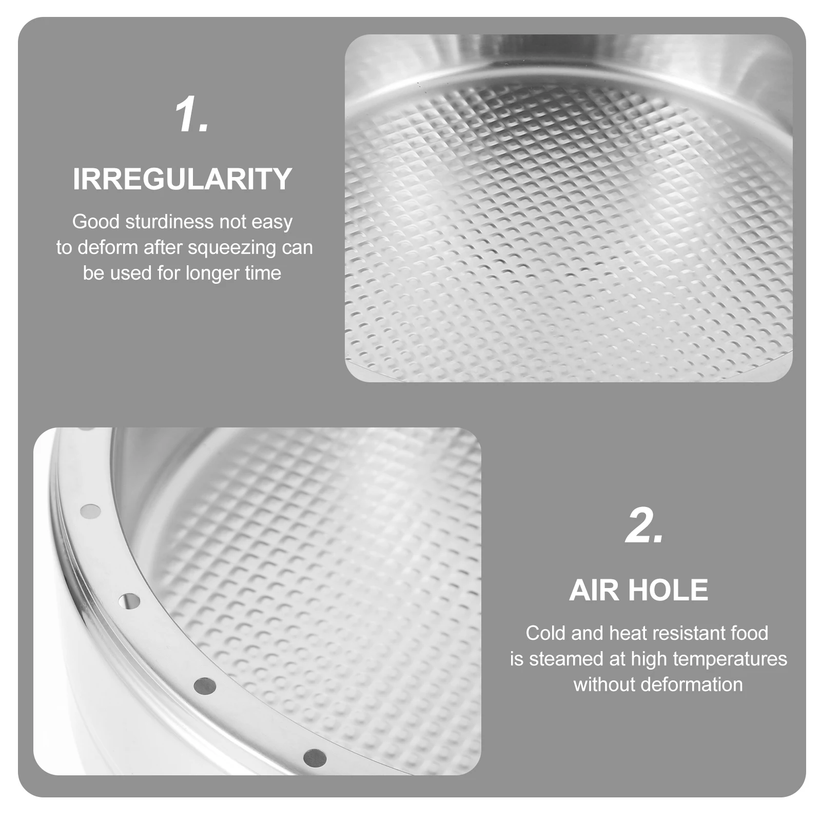 

Premium Stainless Steel Steamer Basket Multi functional Food Cookware Easy Clean Portable Household Gifts Steam Grid