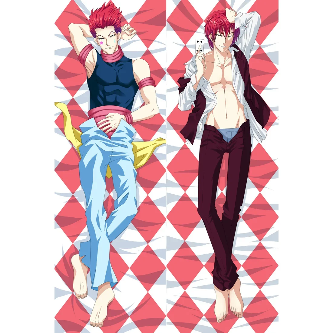 Hunter X Hunter Hisoka Cover Cushion 150x50cm Pillow Case Anime Dakimakura Bedding Body Hugging Cosplay Otaku Custom Pillowcase