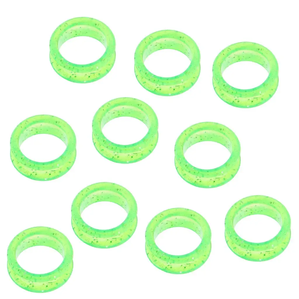 Scissors Rubber Finger Rings Grips Thickened Inserts Anti Slip Hairdressing Supplies for Beauty Salon Household
