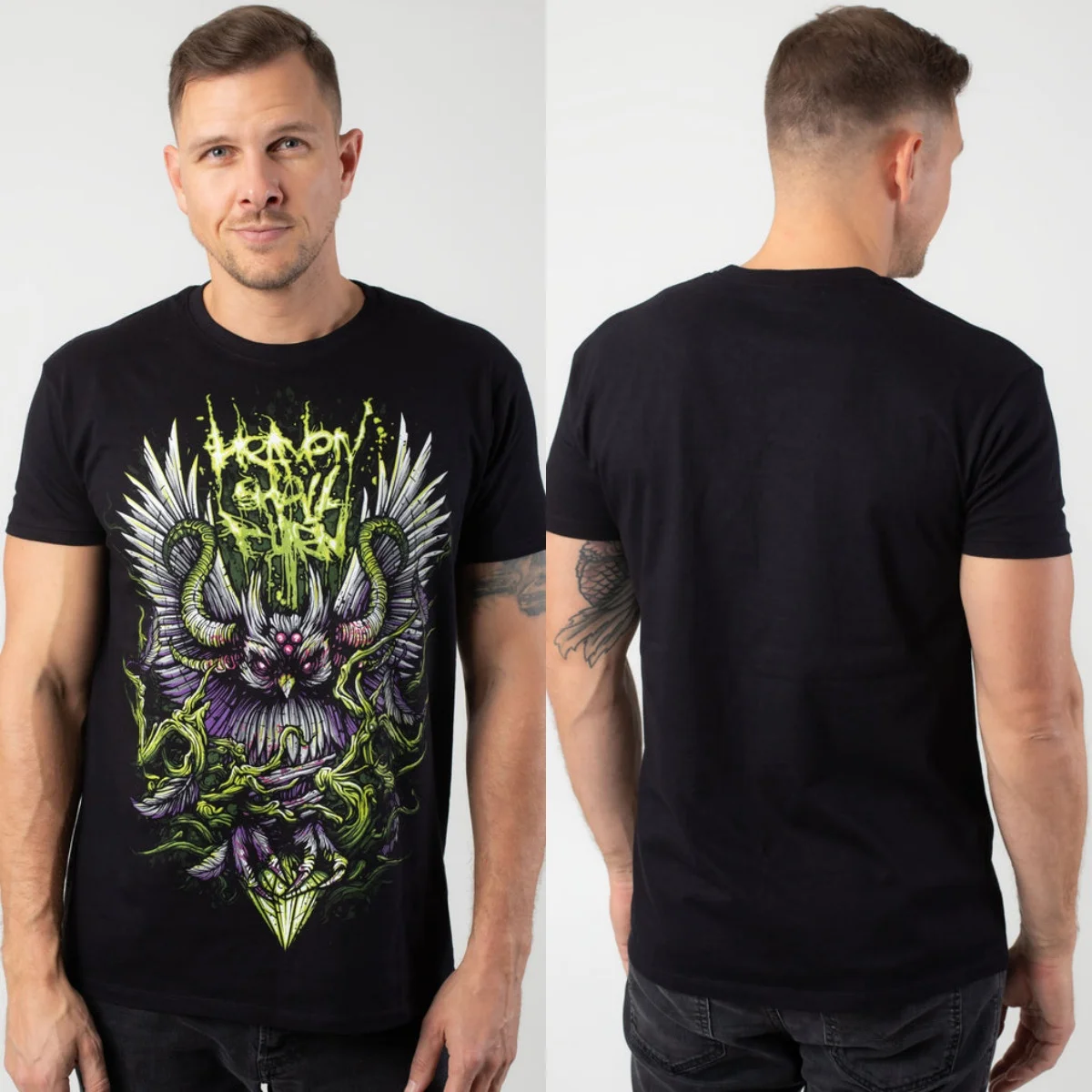 Y2k Heaven Shall Burn Graphic Cotton T-shirt Unisex Summer Short Sleeve Fashion Brand Tee Luxury Casual Vintage Tees