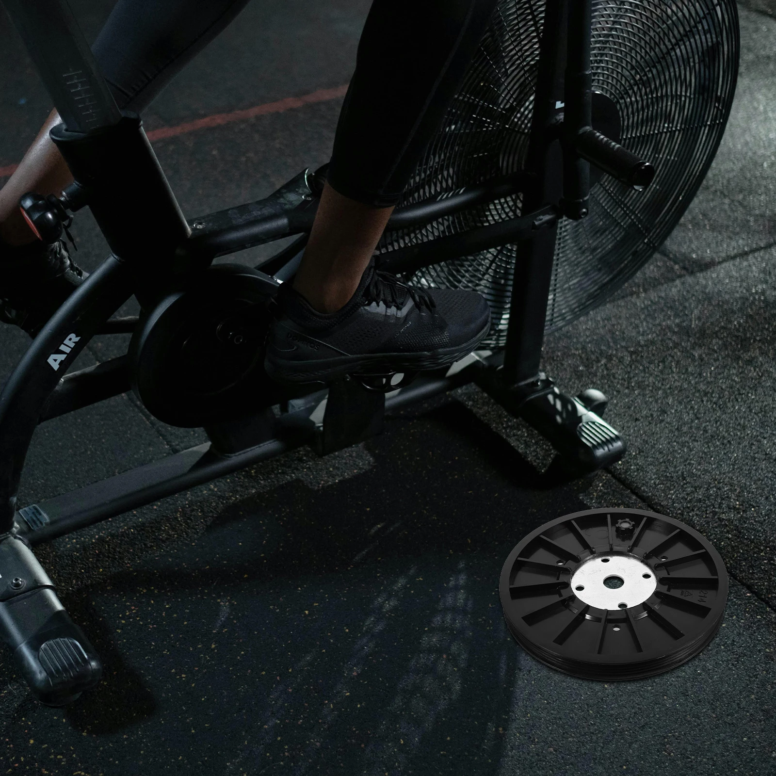 

Dynamic Bike Belt Wheel Fitness Exercise Machine Durable Abs Indoor Cycling Belt Drive Disc Compatible With Multiple Bikes