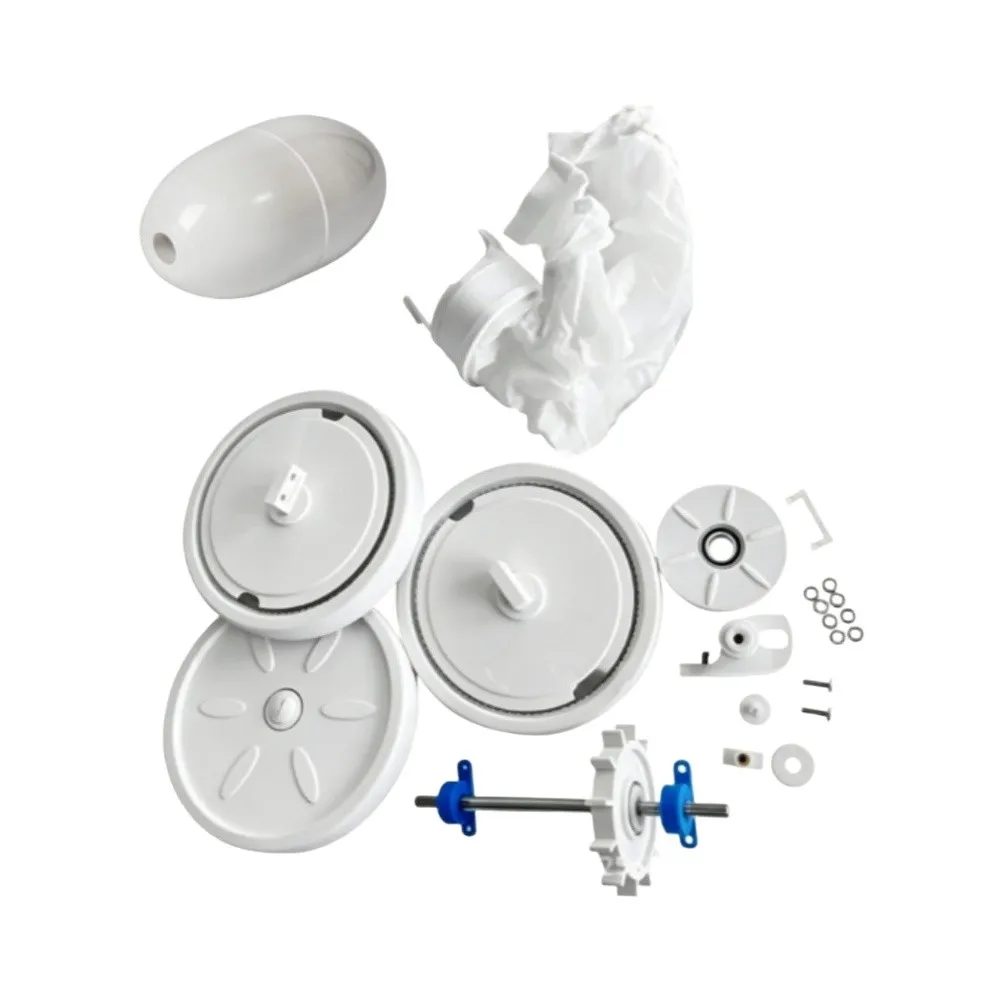 For Polaris Pool Cleaner Parts C16 Idler Wheel C86 Turbine and A20 Floating Head Replacement Kit for Models 180 280