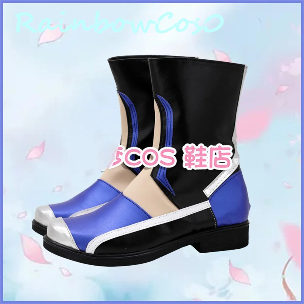 GRANDCHASE – chaussures de Cosplay GrandChase ason MUZIN, bottes de jeu, de carnaval, de fête d'halloween et de noël, W2272