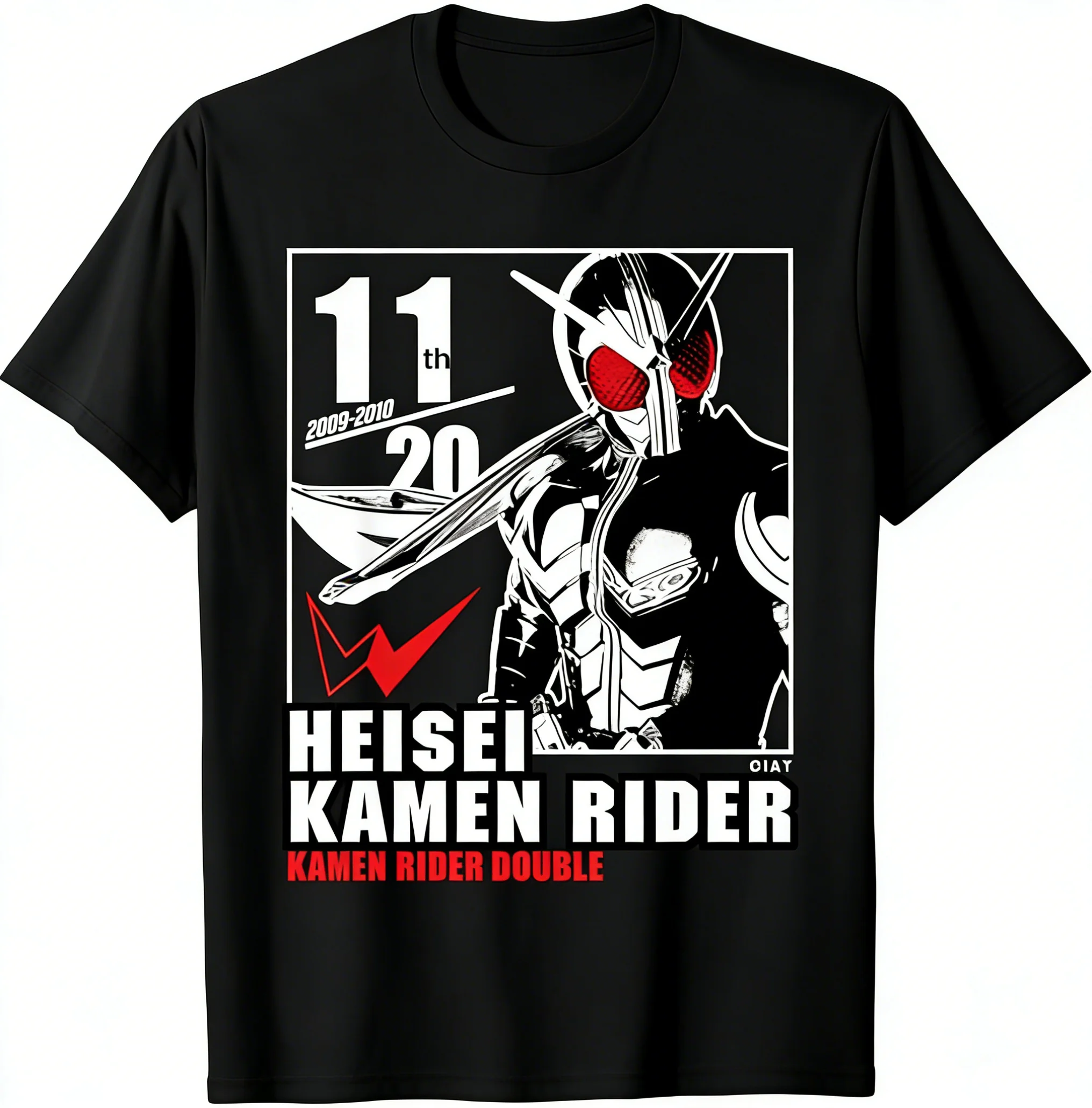 Kamen Rider Hero Grafik-T-Shirt für Herren und Damen, modisch, lässig, Street-Style, kurzärmelig, T-Shirt, atmungsaktiv, leicht, für den täglichen Gebrauch