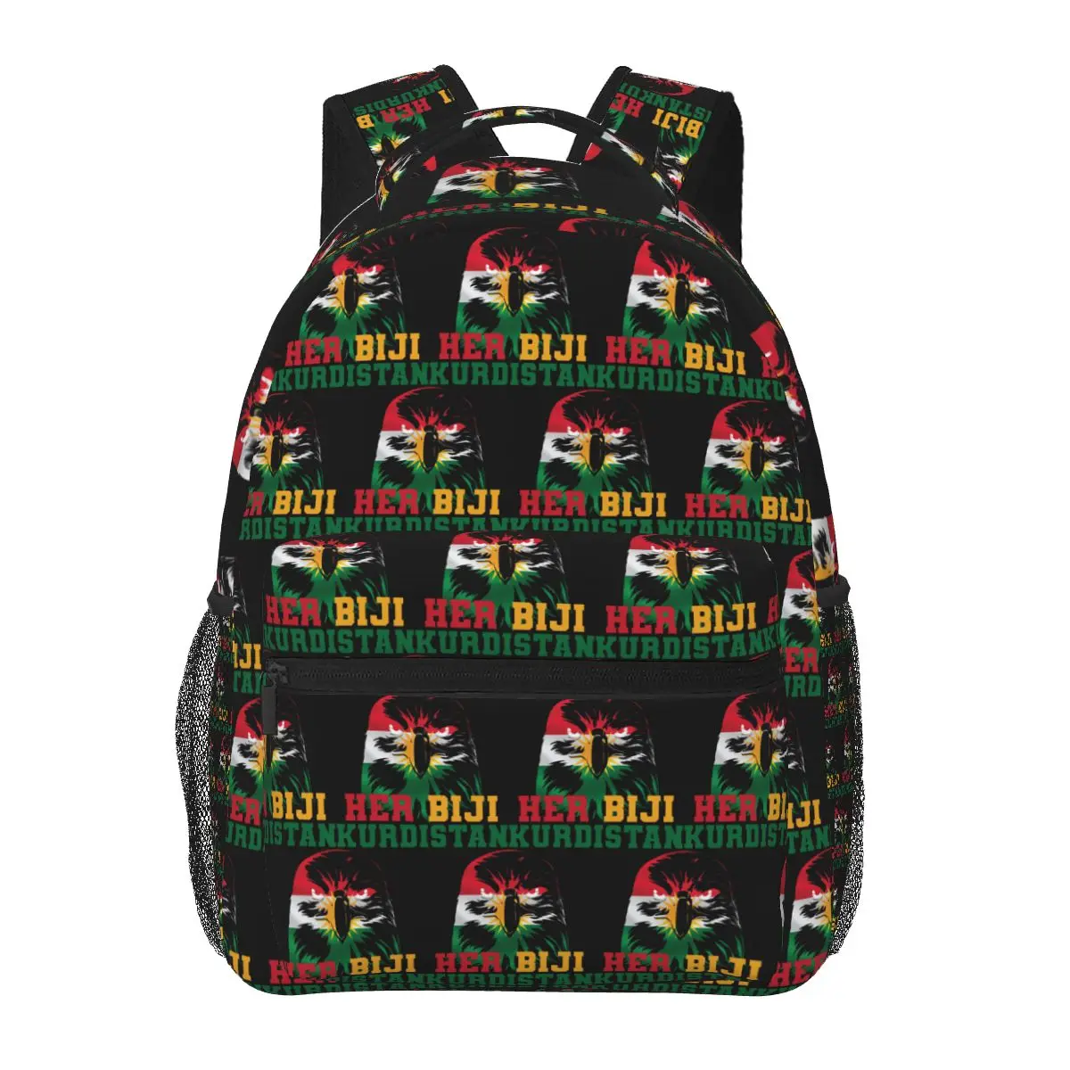 Kurdistan Flag Backpacks Boys Girls Bookbag Children School Bags Cartoon Travel Rucksack Shoulder Bag Large Capacity