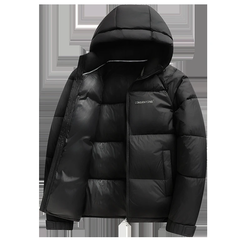Winter New parka Fashion Thick Warm Cotton Jacket Men's Casual Loose Sports Plus Large Hooded coat