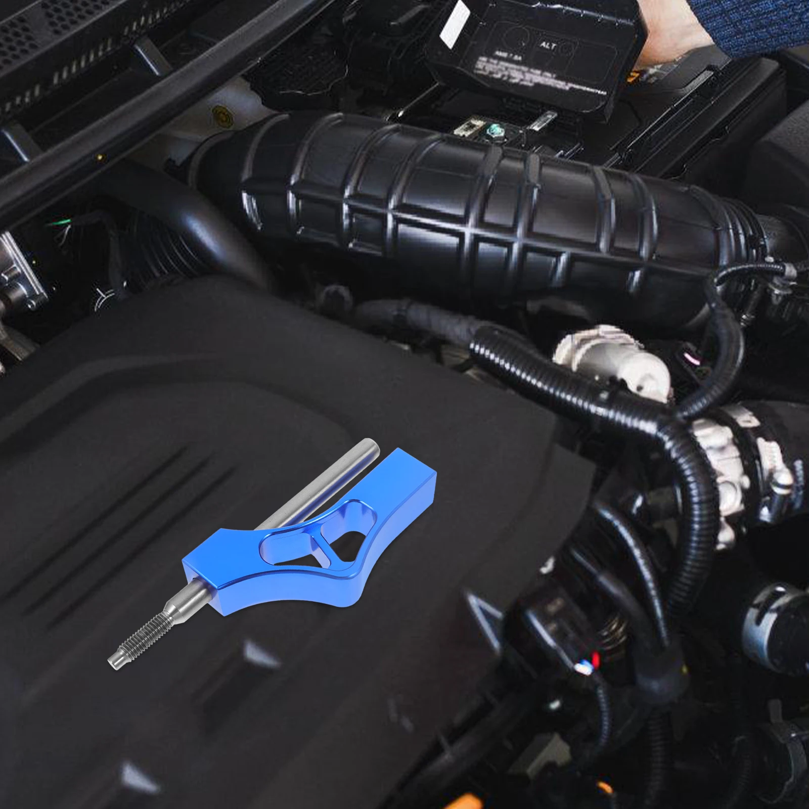 

Extended Gear Lever Blue Aluminum Alloy Car Adjustable Extender Lengthen Manual Transmission Shift Knob Truck