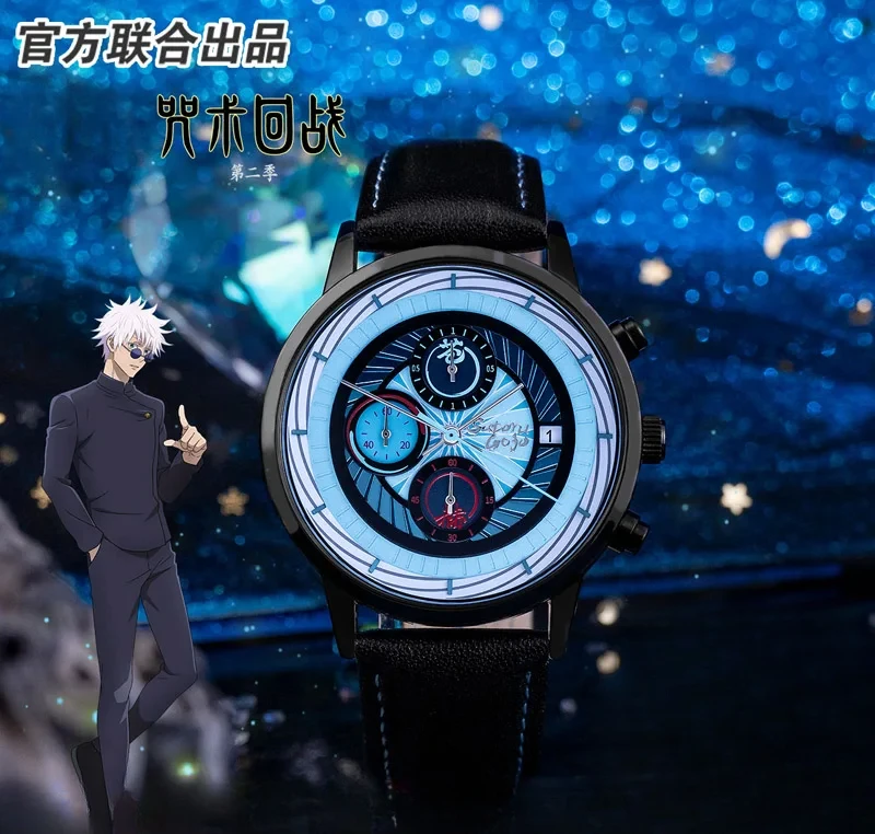 

Anime Jujutsu Kaisen Satoru Gojo Cosplay Cartoon Quartz Analogue Watch Waterproof Watches Wrist Wristwatch Xmas Birthday Gift