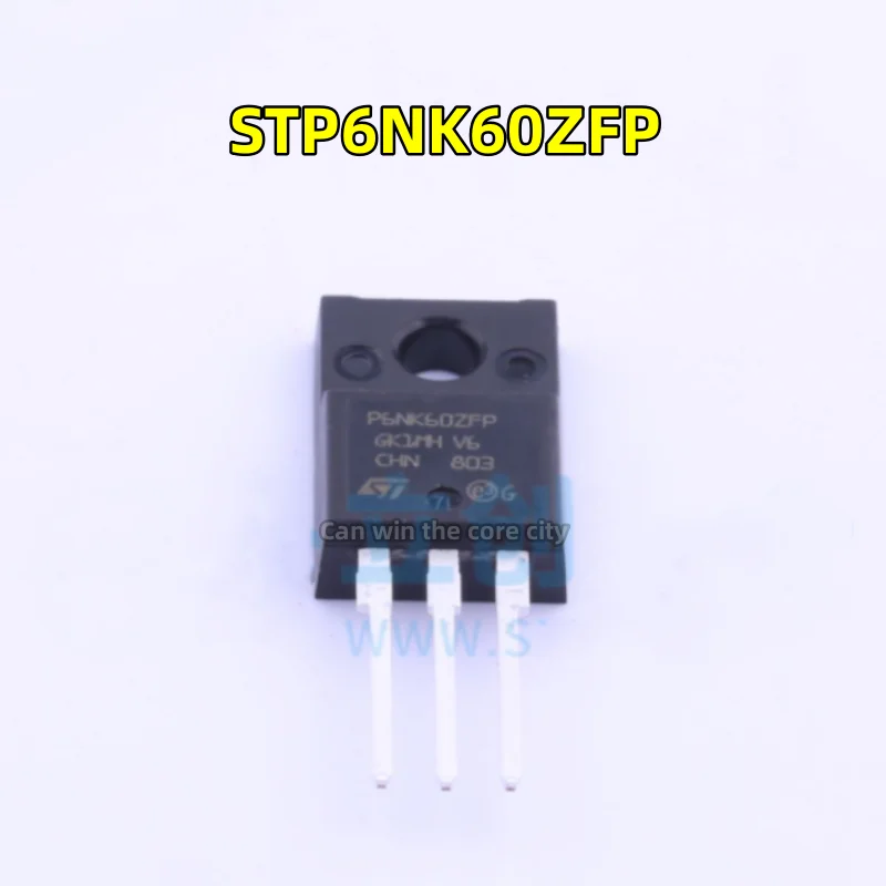 

10 pieces STP6NK60ZFP TO-220F 6A / 600V MOSFET field effect tube triode new original