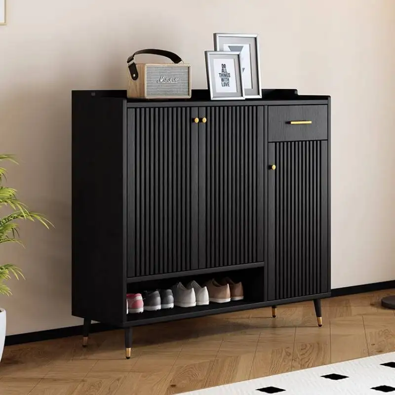 

Italian Style Wooden Shoe Cabinet Nordic Modern Space Saving Organizer Shoe Rack Salon Storage Zapatera Organizador Furniture