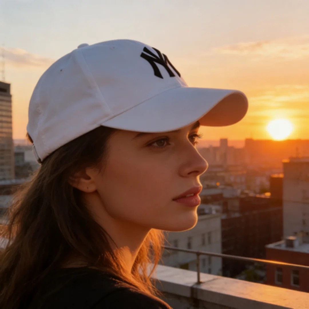 Unisex Baseballkappe mit NY-Buchstaben-Stickerei, Verstellbare Baumwoll-Dad-Mütze, Lässige Sonnenschutz-Schirmmütze für Männer und Frauen, Streetwear Sport – Detail 21