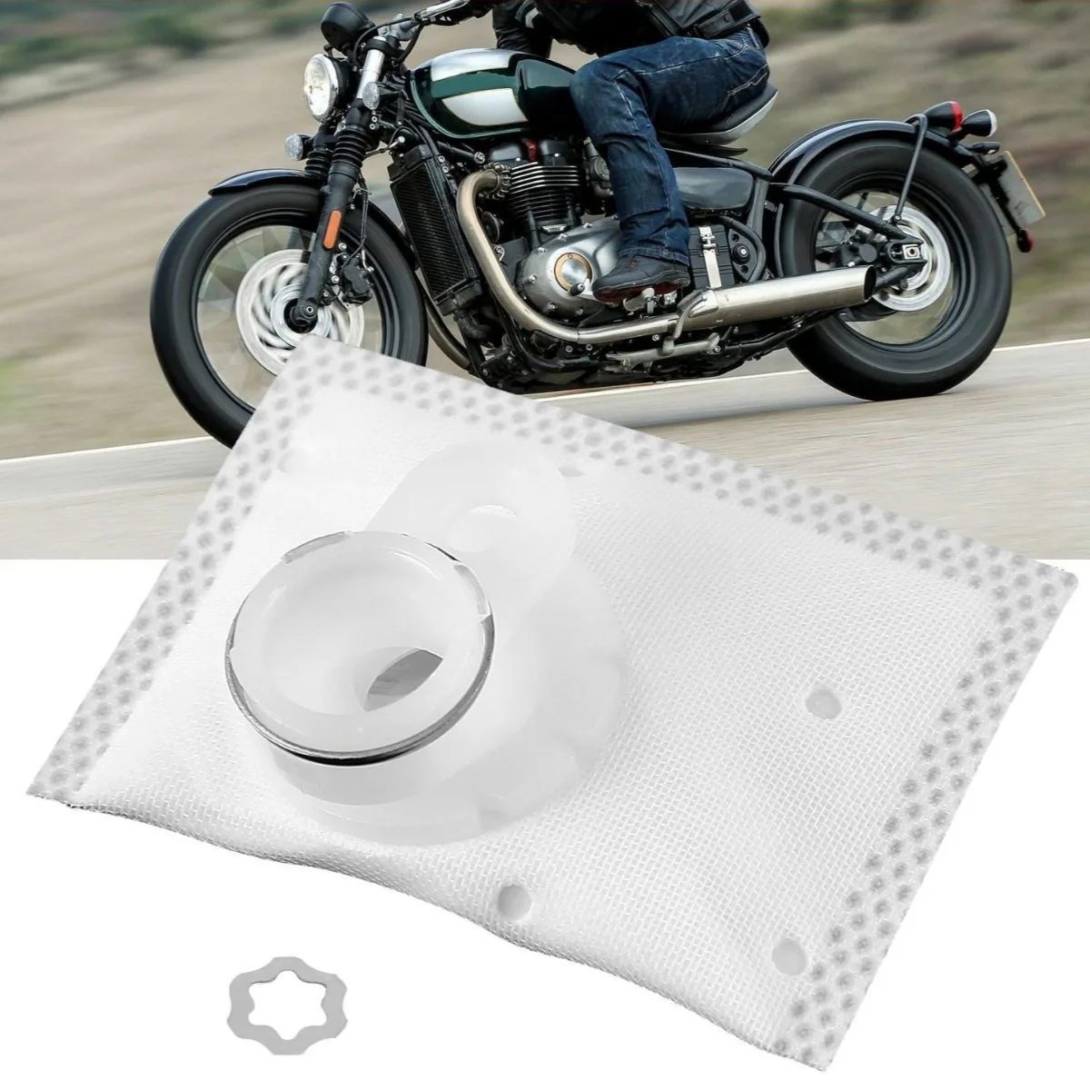 

Motorcycle Strainer Fuel Pump Filter Accessories For Bonneville Trophy For Yamaha R1 R6 R65 R6R FZ8 T1240330 T2400499