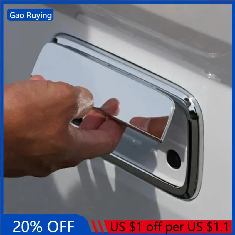 

For Daihatsu Atrai Hijet Cargo 2022-2023 ABS Carbon Fiber Car Tailgate Handle Decorative Cover Sticker Car Accessories