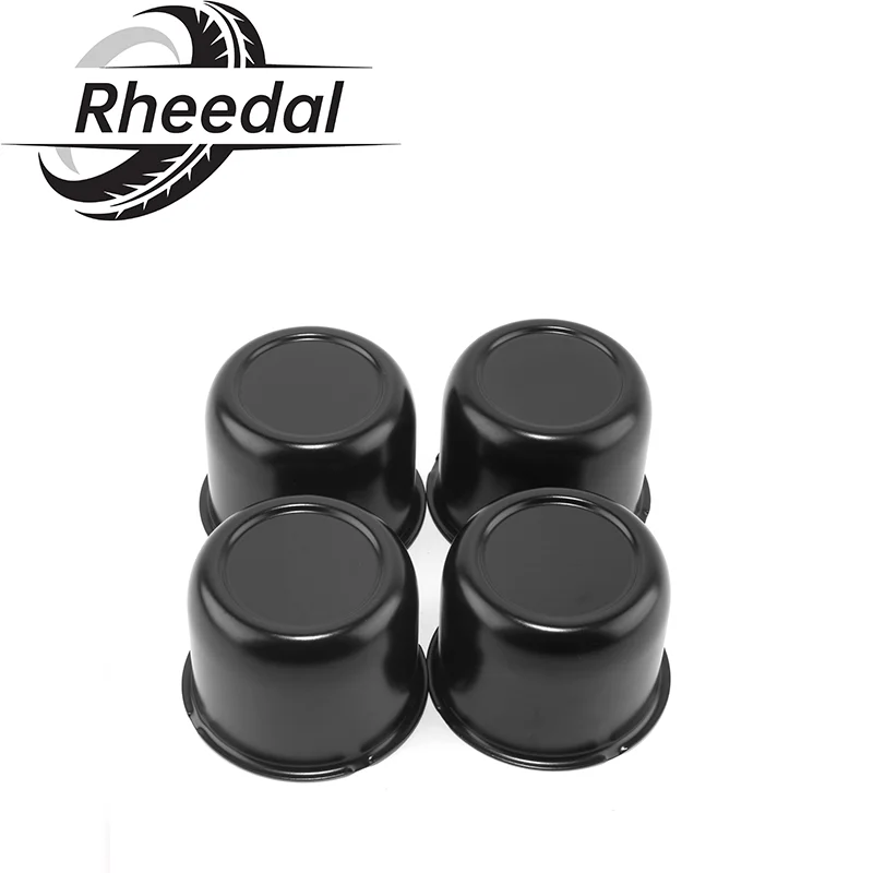 

2/4Pcs 77mm/3.03" Hub 58mm/2.28" H Stainless Push Through Wheel Center Caps For Travel Trailer Camper RV Fits 3.03" Bore 2.28" H