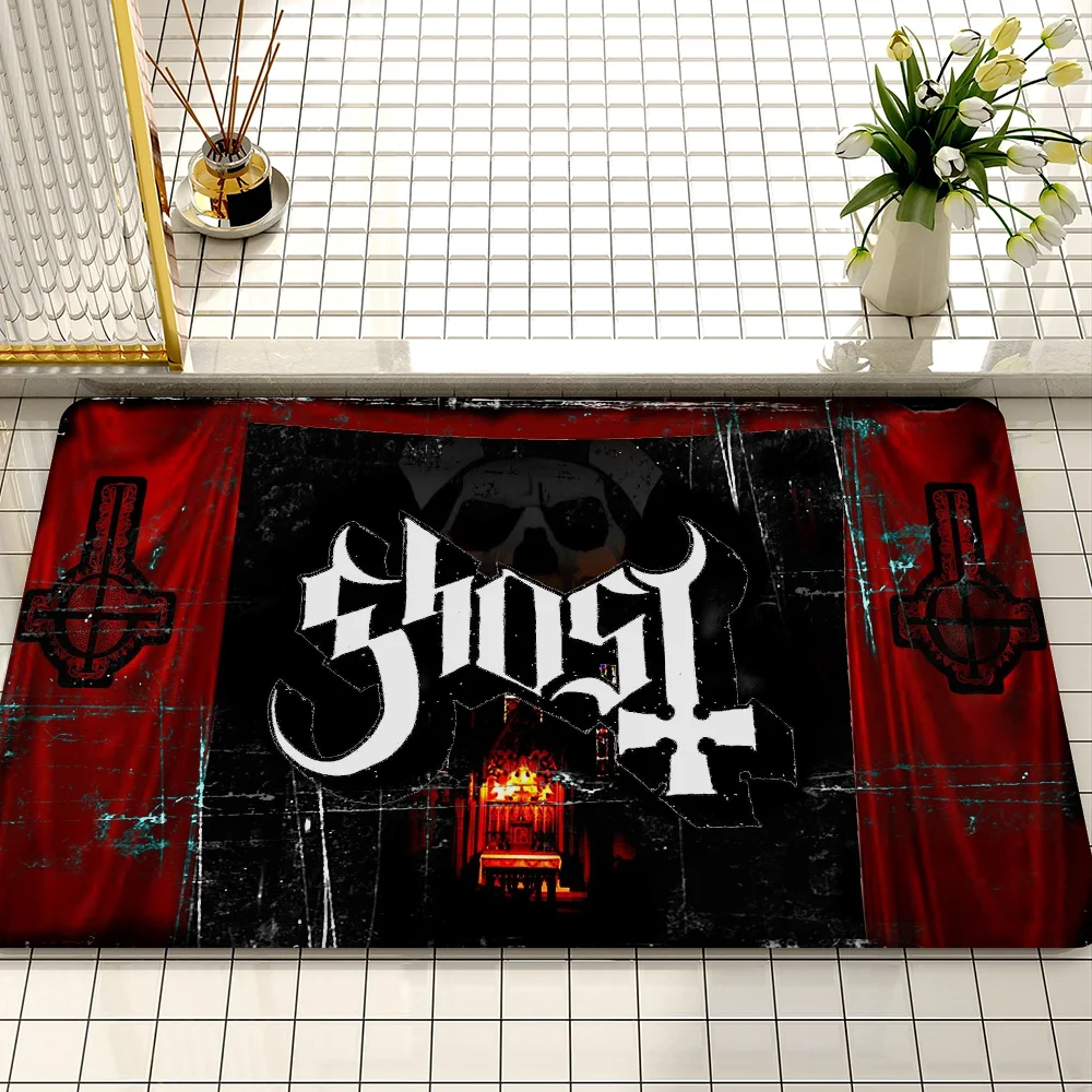 Ghost Band Hallway Carpet Washable Non-Slip Living Room Sofa Chairs Area Mat Kitchen Doormat Area Rug