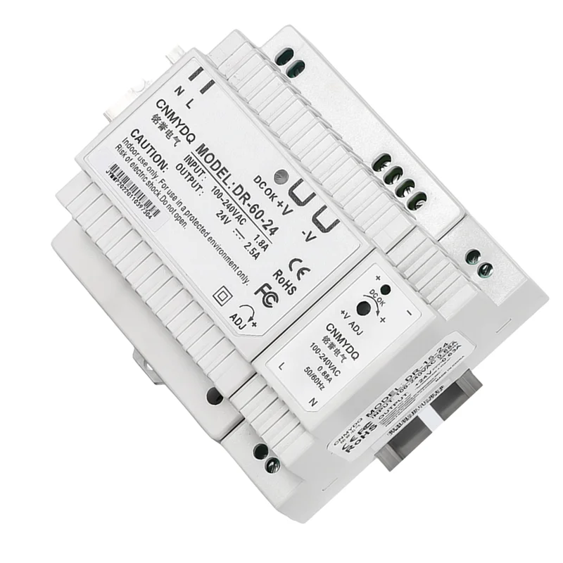 B17B Single Output DC 24V DIN Rail Switch Power Supply Industrial Transformer Small Volume 100-240V Switching Power