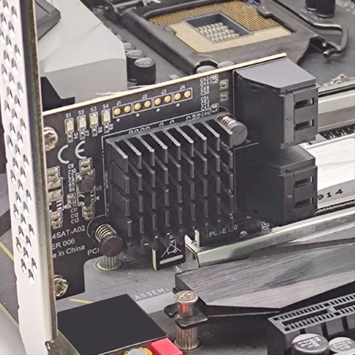 A40I SATA3.0 Expansion Card to PCI-E4 Port 6G Adapter Card 88SE9215 Expansion IPFS Hard Drive Conversion Card Hard