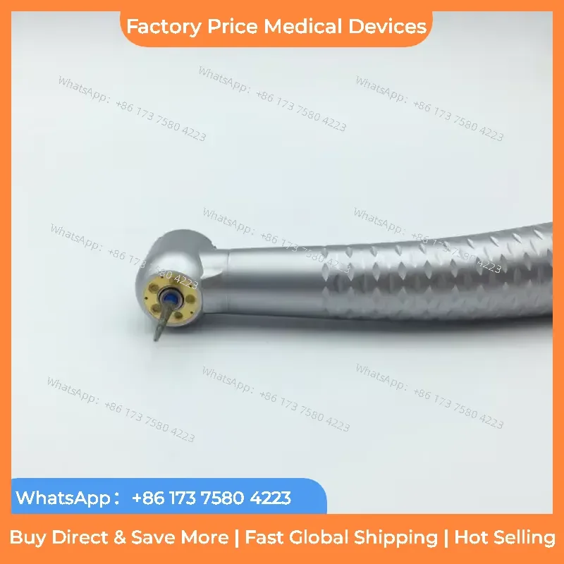 2026 High-Speed Handpiece with 5 LED Shadowless Light 5 Water Spray LED E-Generator Handpiece Turbine fastshipping