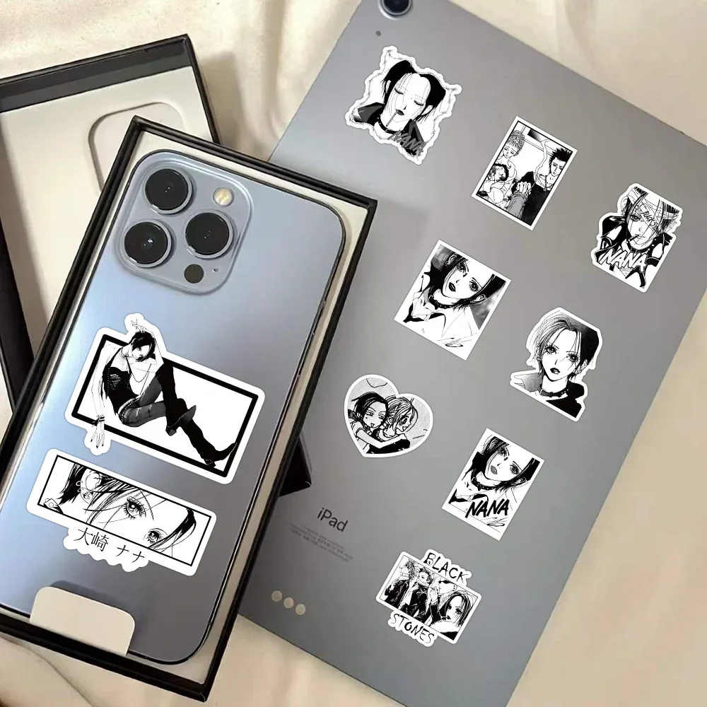 30/60/180p Anime NANA Stickers Cool Graffiti Decals DIY Decoration For Phone Laptop Stationery PVC Waterproof Sticker Toys Gift view 4
