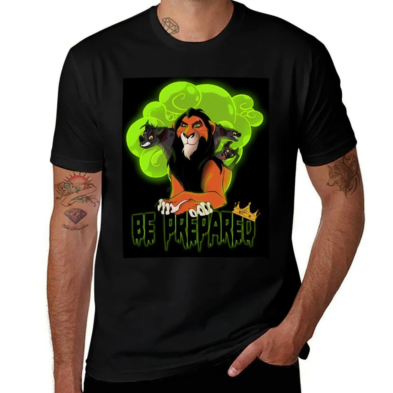 Scar poster T-Shirt Utility Work Short Sleeve Top