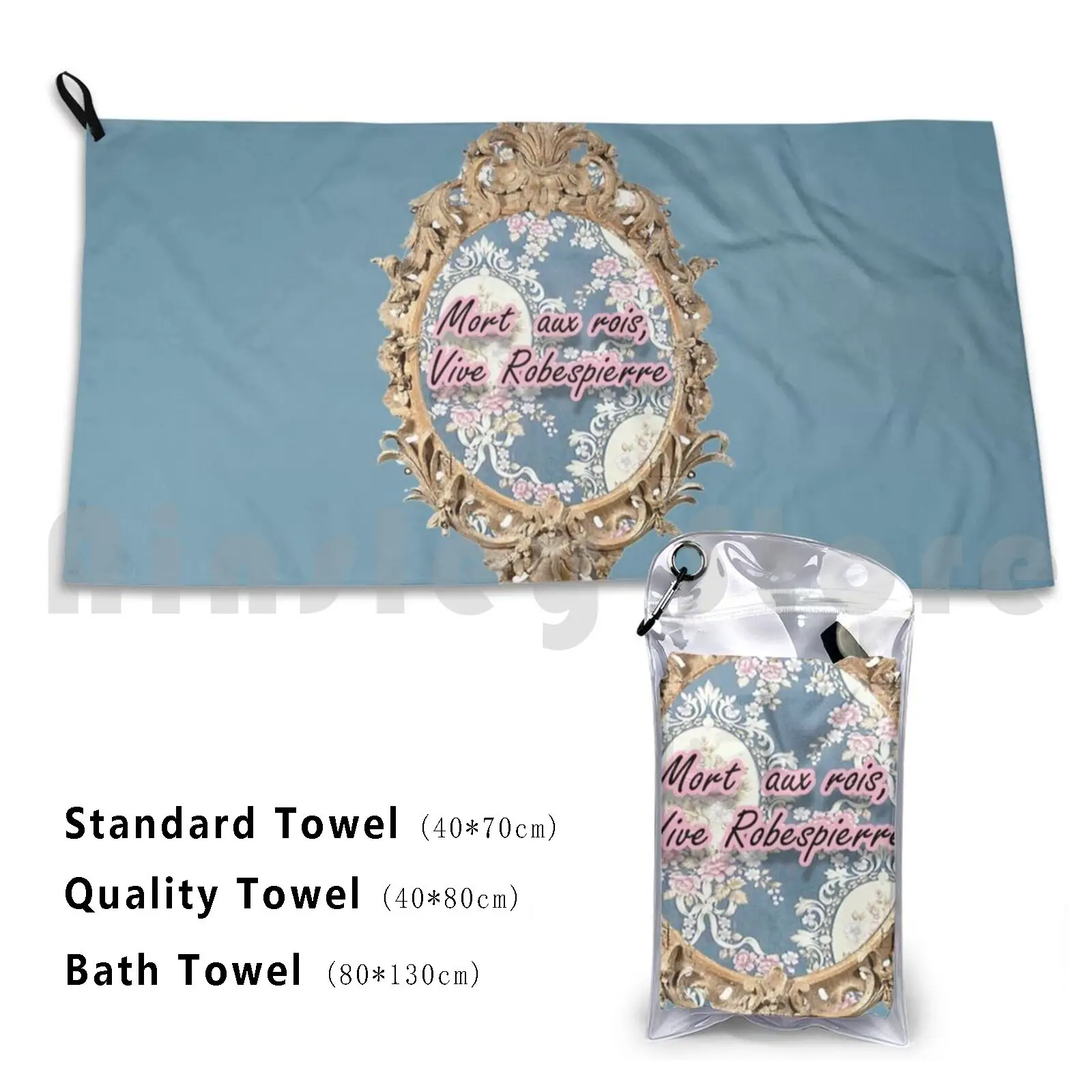 Fancy Boy Time Beach Towel Quick Dry Quality Towel French Revolution Robespierre French History Antifa Leftist History