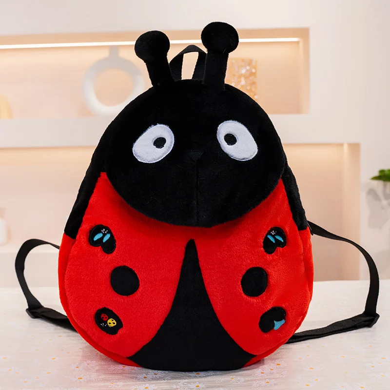 40 سنتيمتر حقيبة خنفساء الكرتون الحيوان الخنفساء على ظهره لينة محشوة ألعاب من القطيفة حقيبة الأطفال حفلة عيد ميلاد لصبي الفتيات الهدايا #2