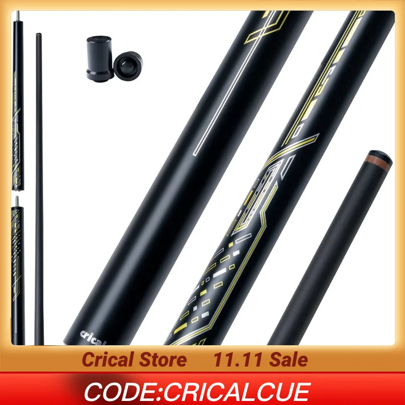 

Crical Jump cue with 3 pieces Carbon Energy Break Punch Kick-off Jump for Billiard cue