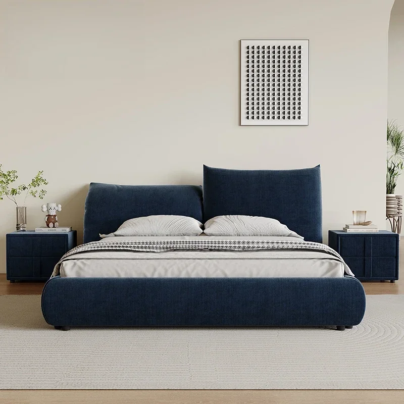 master bedroom large double bed soft rest adjustable chenille flannel wedding bed short feet high bed circumference