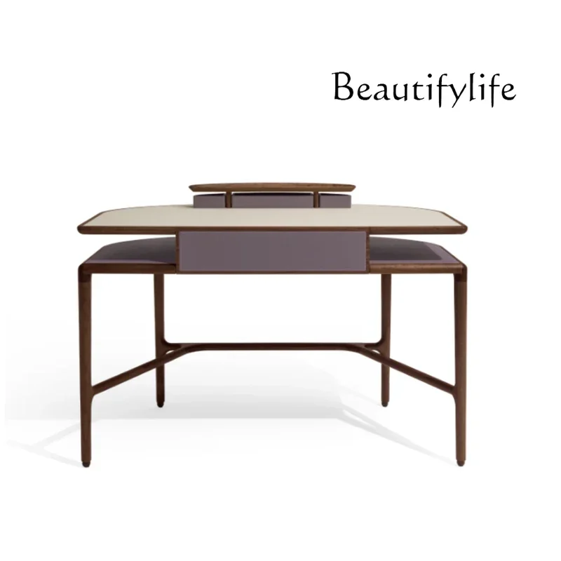 Q X Italian Modern Minimalist Furniture Factory Customized Household Bedroom Dresser Nordic Simple Writing Table