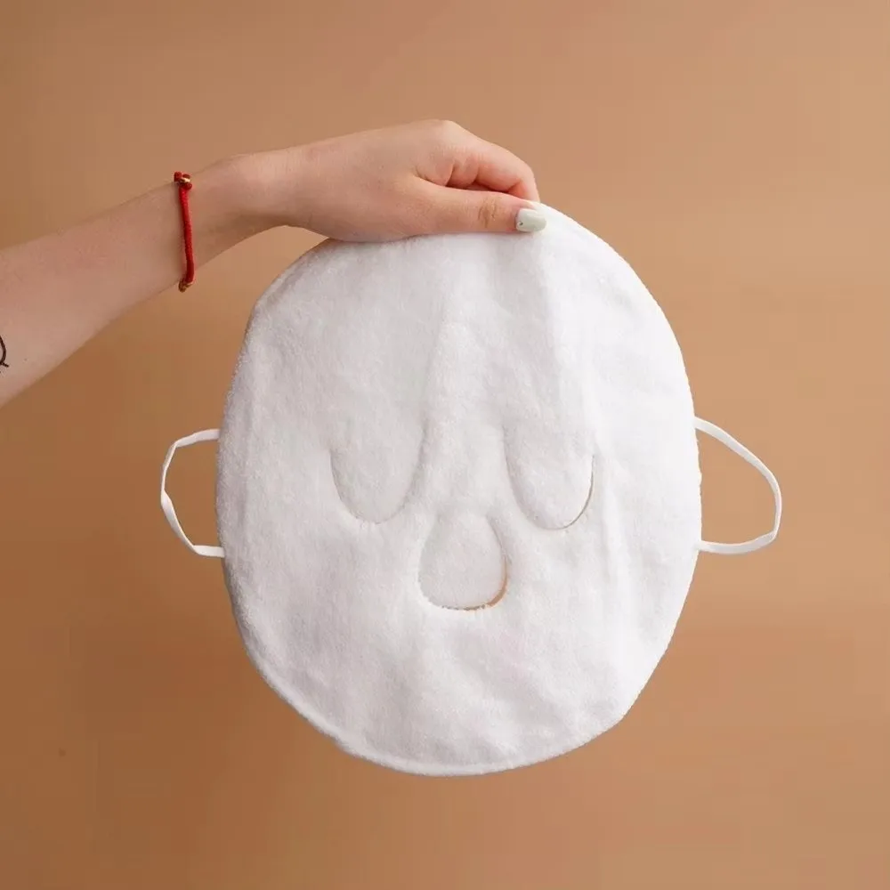 New Hot and Cold Compress Face Towel Masks Hanging Ear Wet Compress Steam Face Towel Reusable Hot Compress Towel