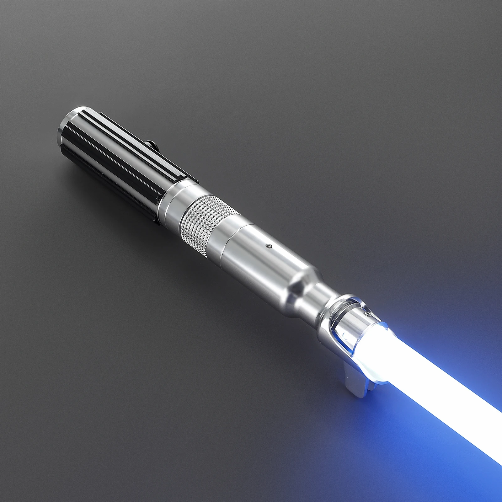 DamienSaber Simplified Anakin Lightsaber Metal Hilt Force Heavy Dueling Light Saber Infinite Color Changing with 34 Sound Fonts view 4