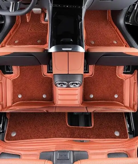 

Специальные автомобильные коврики на заказ для Land Rover Discovery Sport, 7 мест, 2024-2014, водонепроницаемые, двухслойные ковры хорошего качества