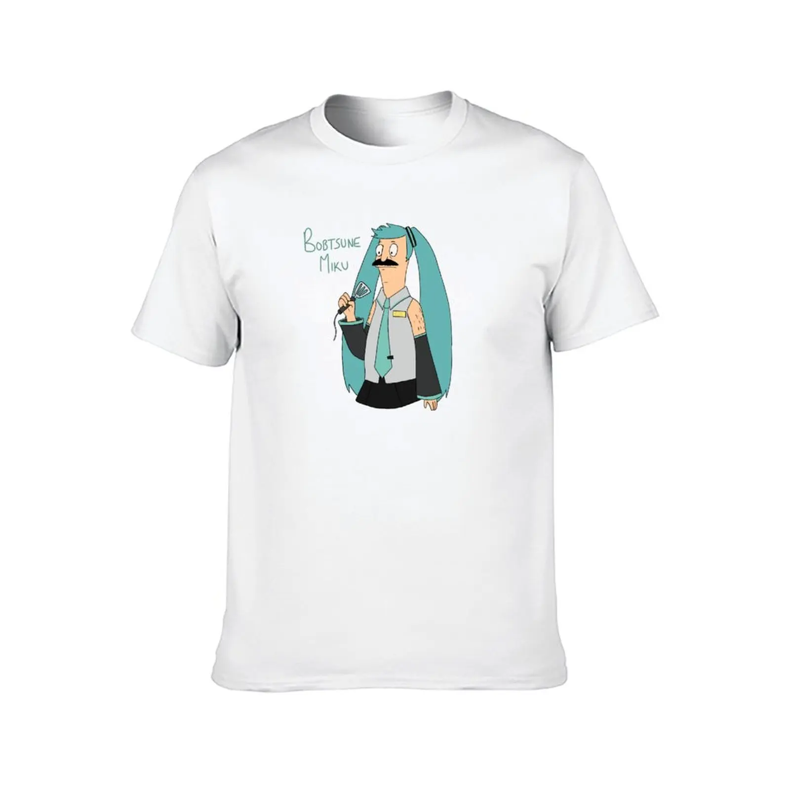 Bobtsune Miku T-Shirt boys whites anime clothes cheap stuff men clothings