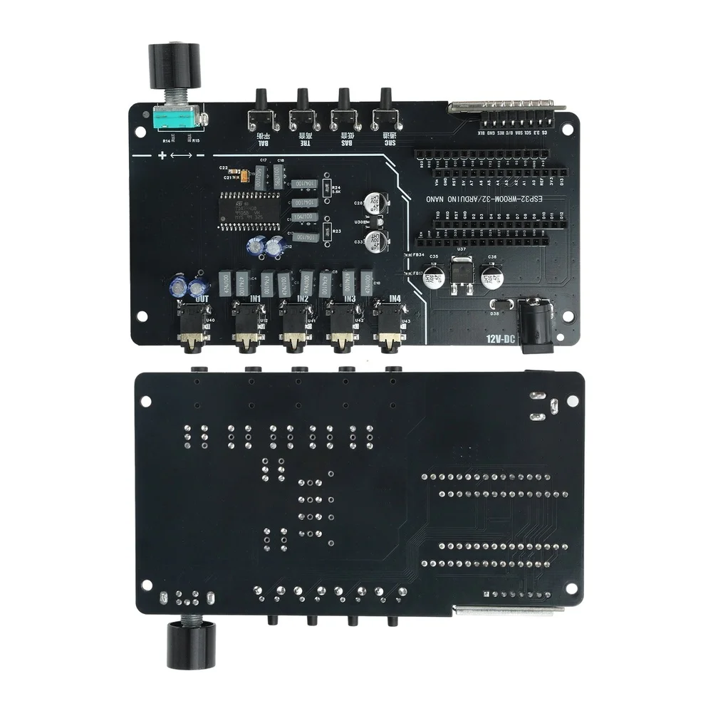 1Pcs TDA7440 Digital Audio Controller Module 4 Channel I2C Volume Bass Adjustment For Car Sound System