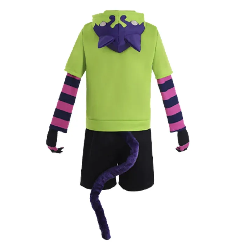 2025 yiyi Anime SK8 the Infinity Chinen Cosplay Costume Miya Wig Zipper Jacket Hoodie Suits Unisex Tops Coat Shorts Tail Ou