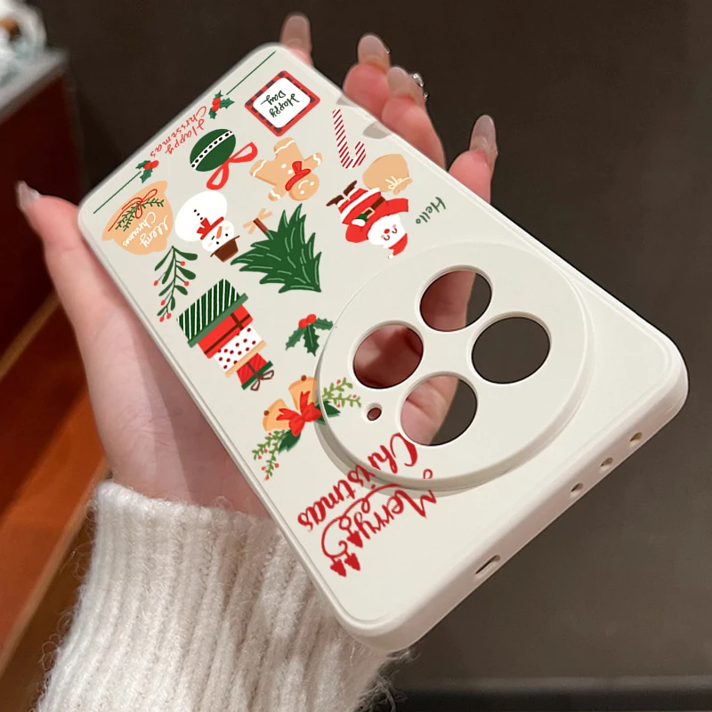 عيد ميلاد سعيد نمط سيليكون جراب هاتف ل OnePlus 13 12 13R 12R 11R 5G للصدمات لينة غطاء من البولي يوريثان ل OnePlus Ace 5 3 2