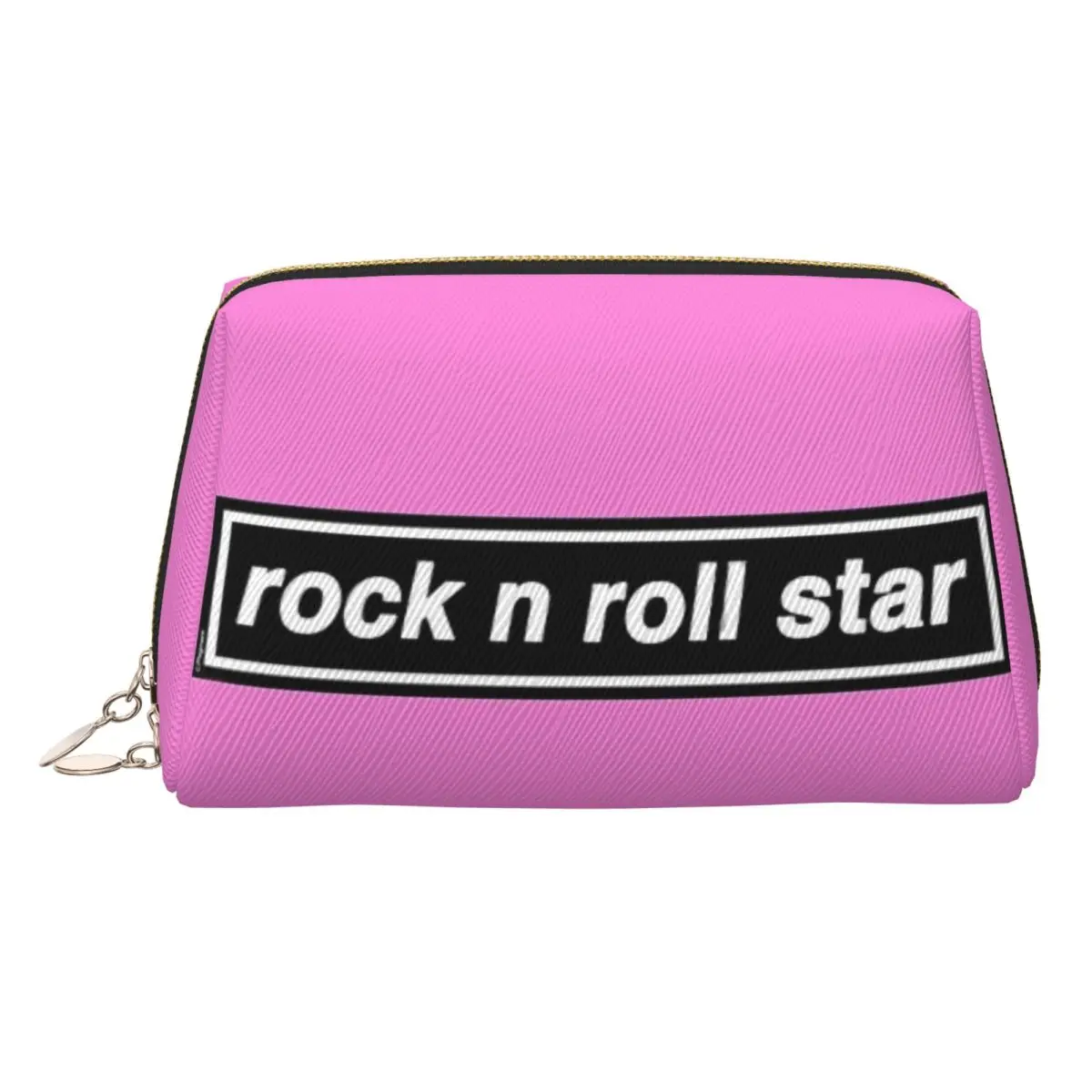 Rock N Roll Star Women Cosmetic Bag Travel Makeup Organizer Pouch Toiletry Storage Dopp Kit Case
