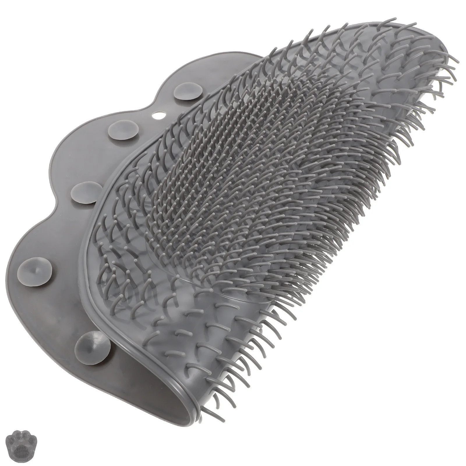 

Anti-Slip Bathroom Mat Wall Mounted Body Scrubber Floor Foot Back Scrubber Hands Free Suction Cup Tool