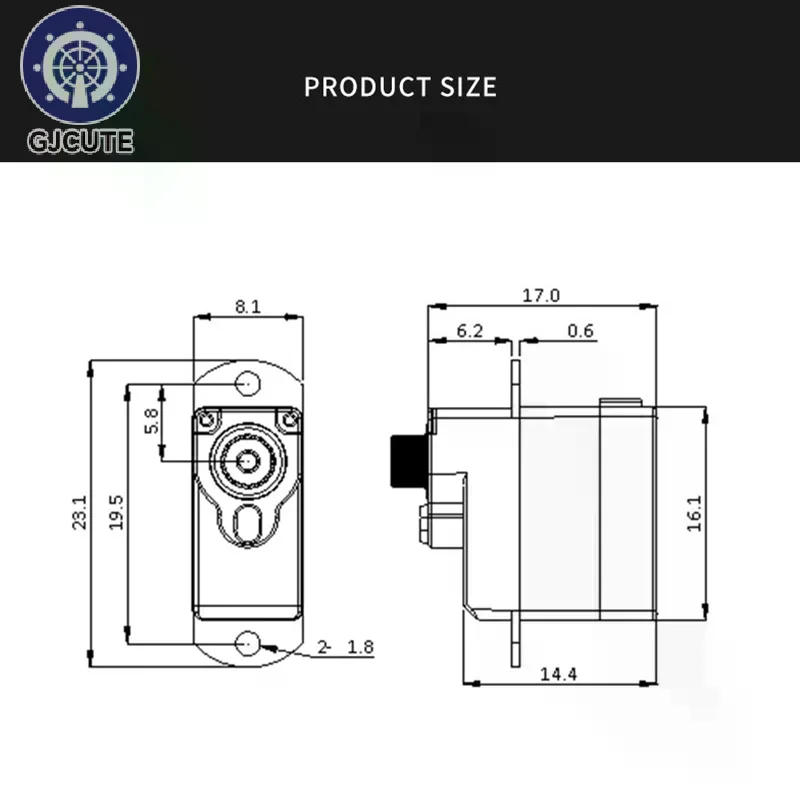Mikro serwa cyfrowe 2g Mini serwa do modeli samochodów RC F3P, mikro serwa do samolotów, modeli z stałym skrzydłem, helikopterów, łodzi, robotów z kanałami wentylacyjnymi
