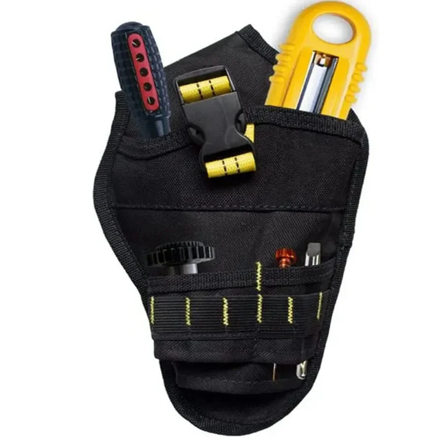 Fondina per trapano impermeabile multifunzionale Borsa per attrezzi in vita Fondina per utensili elettrici Fondina per trapano senza fili per cacciavite a martello chiave