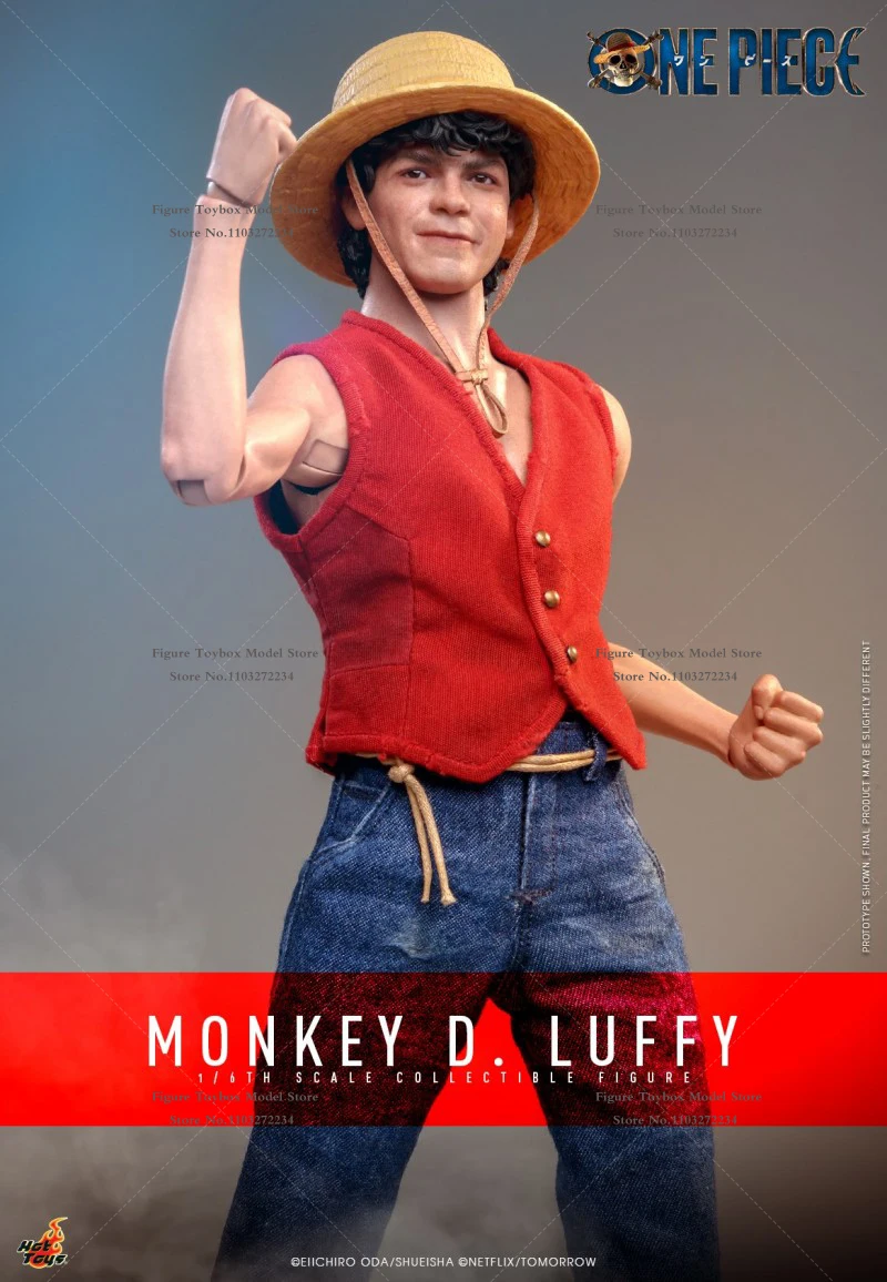 

Hot Toys TMS109 1/6 Collectible Monkey D. Luffy Straw Hat Action Figure One Piece Lifelike Delciate 12" Full Set Figurine Gift